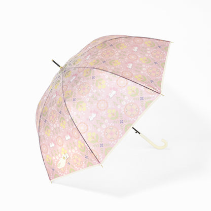 花文様・シマエナガ｜TPUワンタッチジャンプ長傘 60cm