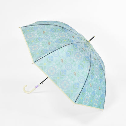 花文様・ラッコ｜TPUワンタッチジャンプ長傘 60cm