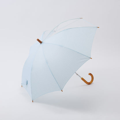 392plusm check kids 45cm キッズ雨傘 オフホワイト